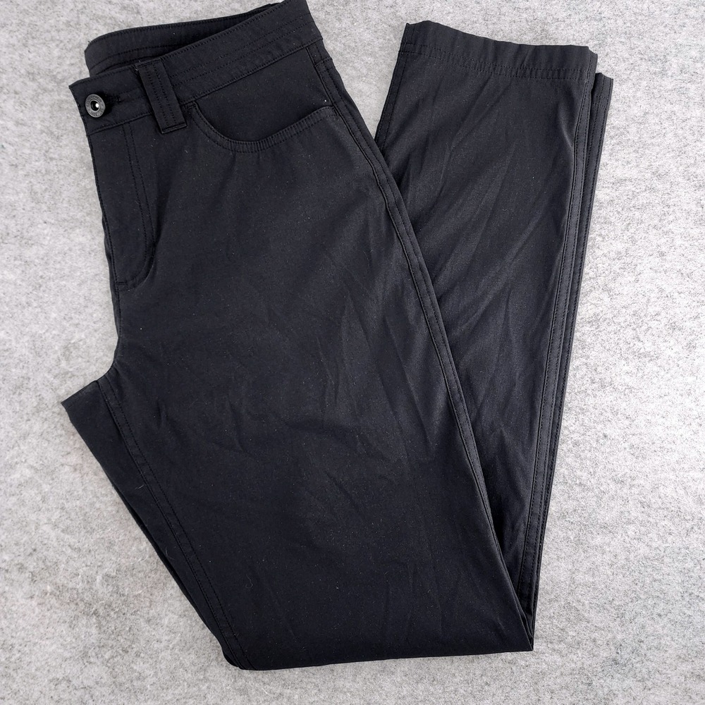 Eddie Bauer Womens 6 Black Horizon Guide Hiking Pants Outdoor Gorpcore Stretch